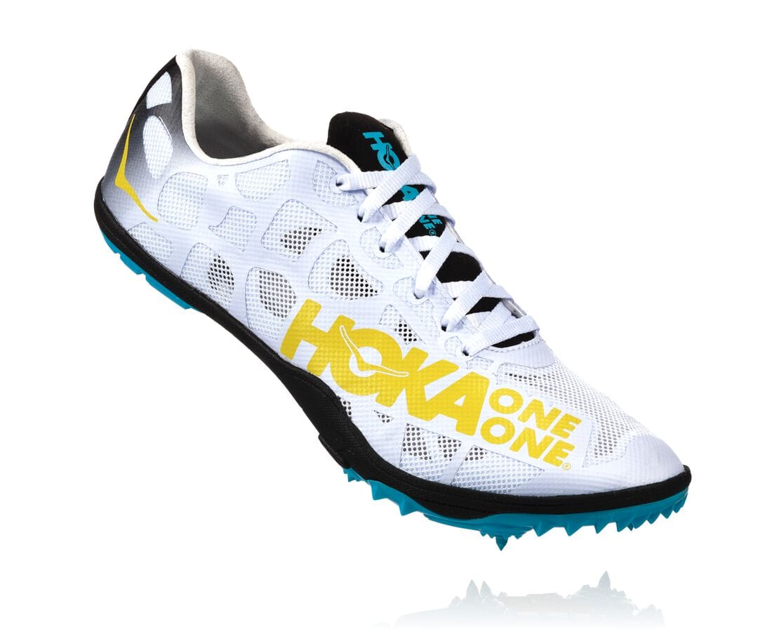 Hoka One One Rocket Ld South Africa - Mens Track Spikes - Black / Cyan,UMJEO-9287